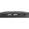 Aušintuvas nešiojamam kompiuteriui ESPERANZA EGC107 — 3 ventiliatoriai 1200–2600 RPM, 390×255×38 mm, USB PD, RGB, 5 aukščio padėtys, juodas