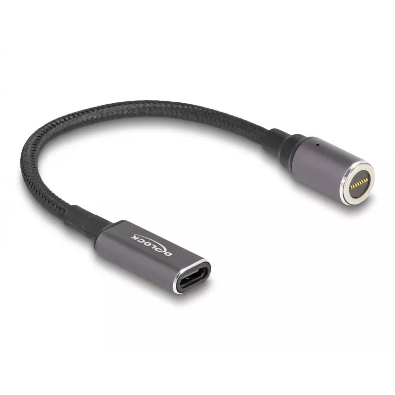 Maitinimo laidas DeLOCK 80781 0,15 m USB-C 8 kontaktų magnetinis 20 V