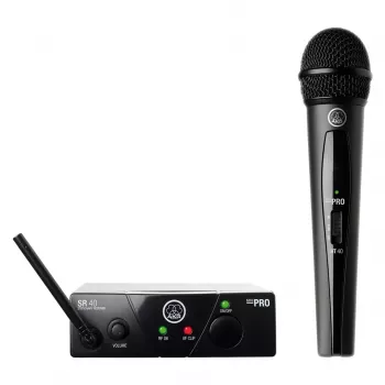 Belaidis mikrofonų rinkinys AKG WMS40 ISM 3 UHF, nešiojamas su lavalier arba rankiniu variantu