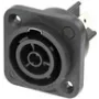 Neutrik NAC3FPX-TOP - Juodas - poliamidas - nerūdijantis plienas - varis - vario lydinys - IP65 - 2,5 mm²