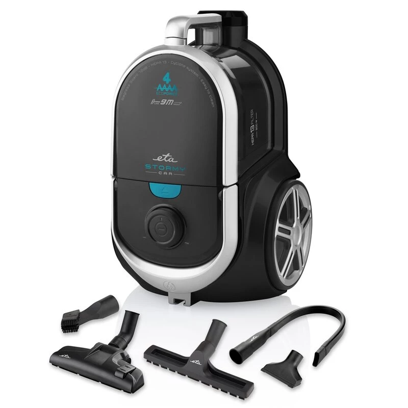 ETA 151790010 Stormy Car | Bekonteinis dulkių siurblys | 800 W | 2,2 l | Juodas