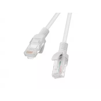 LANBERG tinklo kabelis RJ-45 Cat5e PCU5-10CC-3000-S, 30 m, U/UTP, CCA laidas, PVC apvalkalas, 26 AWG, baltas