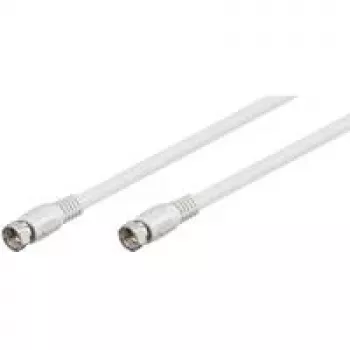 Wentronic Goobay SAT jungiamasis laidas, 100% ekranuotas, baltas, 3,5 m – F kištukas – F kištukas (27498)
