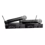 Shure SLXD24DE/B58-G59 - dviejų kanalų skaitmeninė belaidė sistema su dviem siųstuvais ir rankiniais mikrofonais (470–514 MHz)