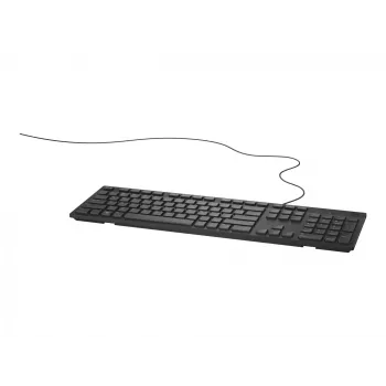 Pilno dydžio laidinė klaviatūra Dell KB216 – QWERTY Nordic išdėstymas, juoda, USB