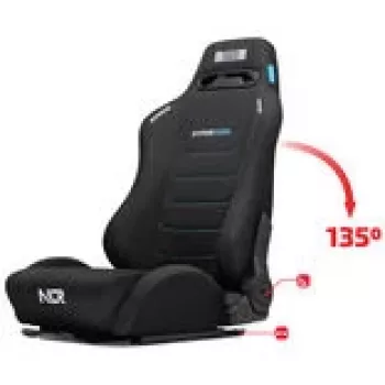 Lenktyninė sėdynė Next Level Racing ERS3 HYPERCOOL ventiliuojama juoda – sim racing kokpito sėdynė