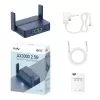 Nešiojamas maršrutizatorius Cudy TR3000 AX3000 Wi‑Fi 6, Gigabit Ethernet WAN/LAN, USB-A, išorinės antenos, mėlynas
