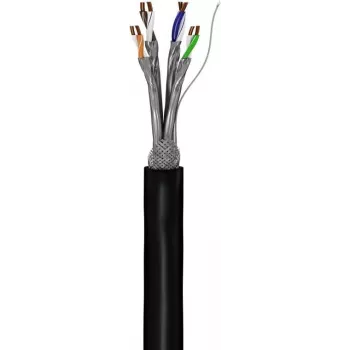 GoobayCat.7 Raw Cable Outdoor Network Cable, S/FTP (PiMF), juoda (52769)