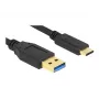Delock SuperSpeed USB 3.2 Gen 1 USB-A–USB-C kabelis, 2 m, juodos spalvos