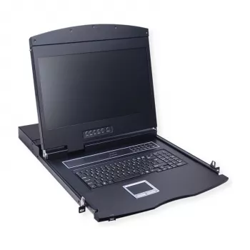 VALUE 19 colių LCD KVM konsolė, VGA, USB+PS/2, JK