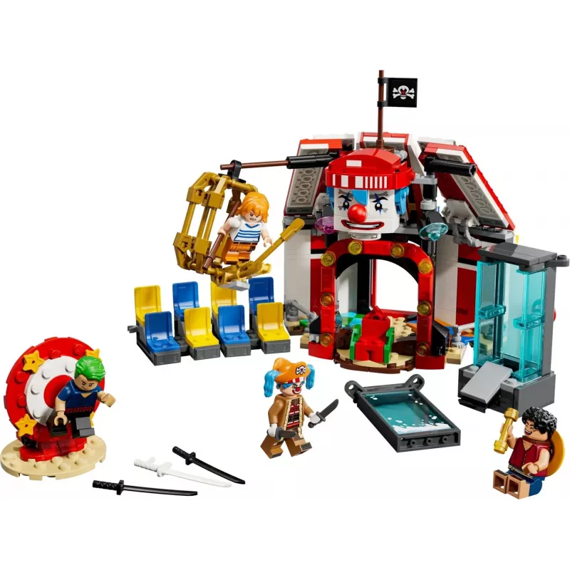 LEGO Bricks statybinis rinkinys Klouno Bagi cirko palapinė 75637 — 573 detalės, 4 minifigūrėlės, nuo 8 m.
