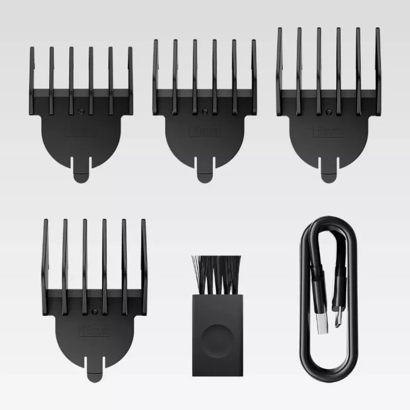 Plaukų kirpimo mašinėlių rinkinys Maestro MR-660 6 viename, įkraunamas per USB, reguliuojamais peiliukais
