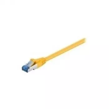 Wentronic Goobay CAT 6a Patch Cable, S/FTP (PiMF), Geltona, 3 m - LSZH Halogen-Free, Varis (93781)