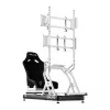 Oplite Monitor Mount R8 On Top Single White (OP-R8-4MMW)