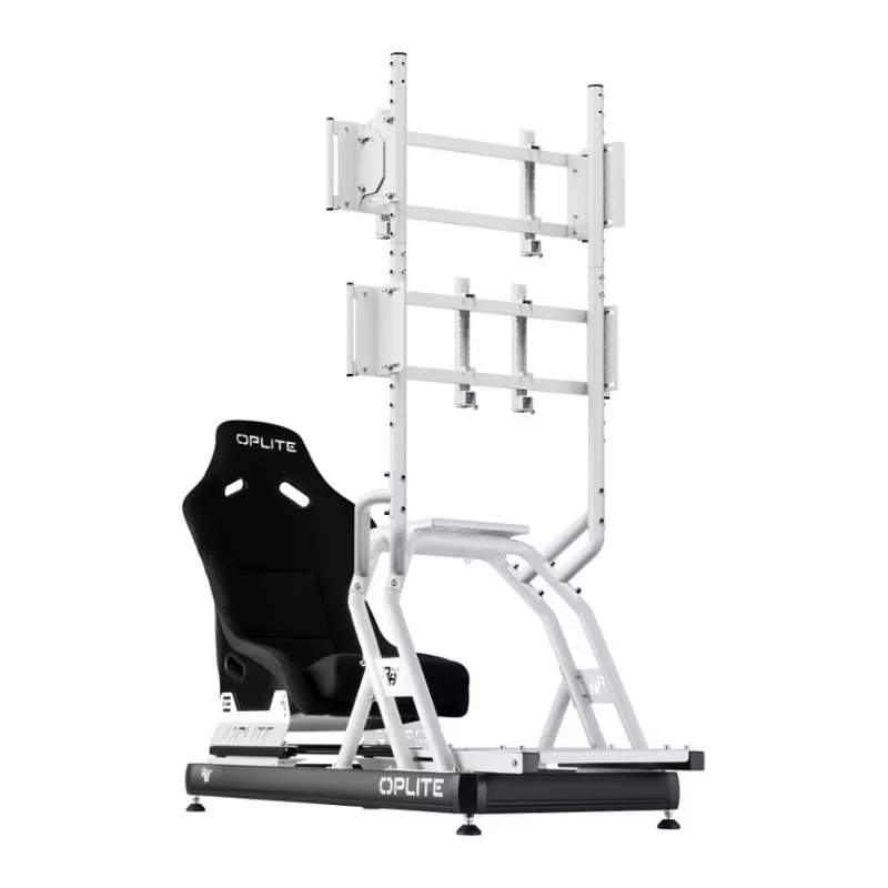 Oplite Monitor Mount R8 On Top Single White (OP-R8-4MMW)