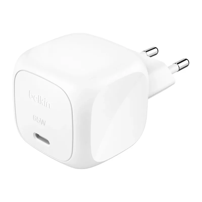 Belkin BoostCharge Laptop WCA011KQWH 65 W AC greitas įkroviklis, baltas