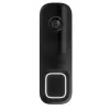 AJAX DoorBell (juoda) belaidis vaizdo durų skambutis