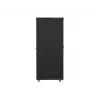 19 colių stelažinis kabinetas LANBERG FF01-8247-12BL, 47U, 800x1200 mm, stiklinės durelės