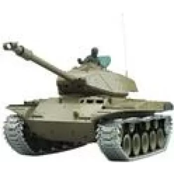 Amewi 23045 RC karinis sausumos transporto modelis radijo valdomas tankas elektrinis variklis 1:16 (23045)