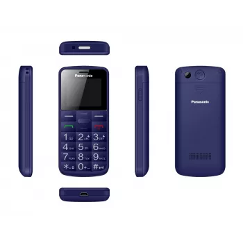 Mobilus telefonas senjorams Panasonic KX-TU110 mėlynas