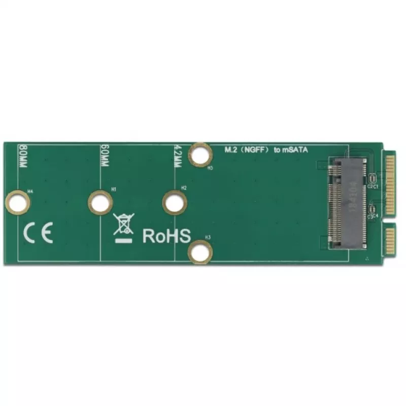 DeLOCK 64109 M.2 į mSATA sąsajos adapteris
