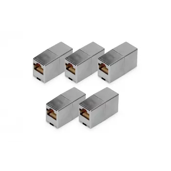 RJ45 modulinis jungtuvas Digitus DN-93901-5 5 vnt. auksuoti kontaktai sidabrinis
