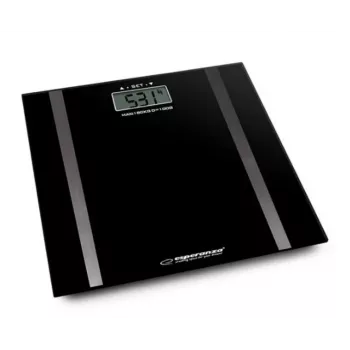 Asmeninės kūno svorio svarstyklės Esperanza EBS018K – elektroninės, 180 kg, juodos