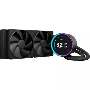 NZXT KRAKEN Elite V2 240 skystas aušinimas su ekranu juodas RL-KN24E-B2