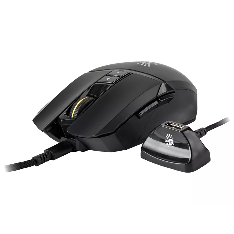 A4TECH BLOODY Pelė R36 ULTRA Belaidė 2.4G+USB Juoda