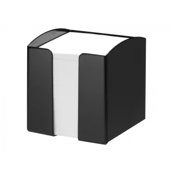 Dėžutė užrašams Durable TREND Square Black 105x100x100 mm