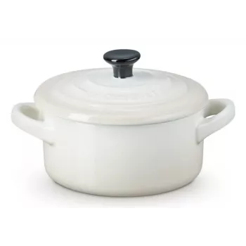 Le Creuset 71901107160100 Mini puodas, 0,25 L, Baltas