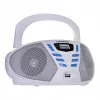 Blaupunkt BB7-WH nešiojama stereo sistema, 2.4 W, FM, pilka, MP3 atkūrimas