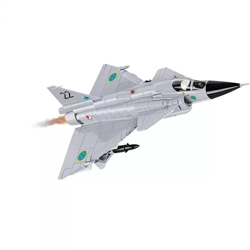 Cobi blokelių rinkinys Saab AJ 37 Viggen, 881 detalės