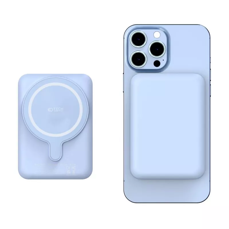 Nešiojamas Powerbank TECH-PROTECT PB10 LIFEMAG 5000mAh Mėlynas