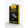 Gembird A-AMU3-LAN-01 USB-A į Gigabit LAN adapteris su 3 prievadų USB 3.0 šakotuvu, juodas