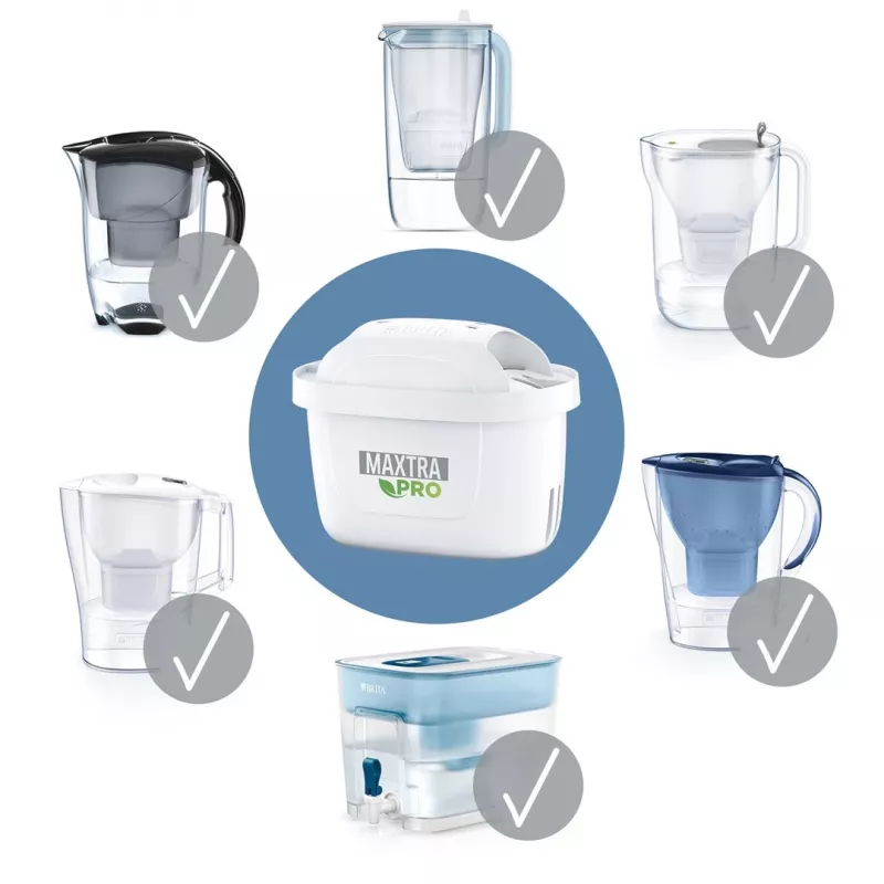Vandens filtro kasetė BRITA BRITA1051767 MAXTRA technopolimeras 150 L 2 vnt Balta