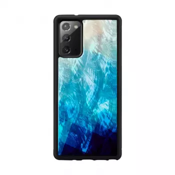 Apsauginis dėklas iKins Samsung Galaxy Note 20 — mėlyno ežero ir juodos spalvos, plonas