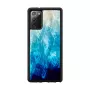 Apsauginis dėklas iKins Samsung Galaxy Note 20 — mėlyno ežero ir juodos spalvos, plonas