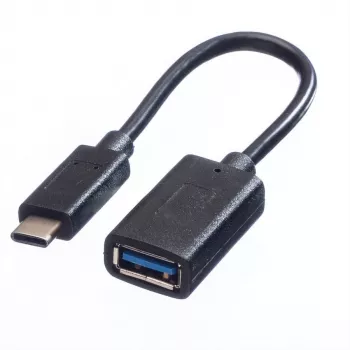 Adapterinis kabelis USB 3.1 C-A M/F 0,15 m VALUE 11.99.9030