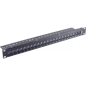 Pataisų skydelis 1U ShiverPeaks BS75066-1 Metal Black