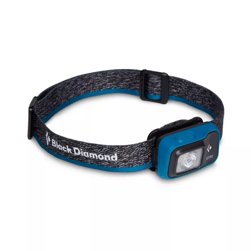 Žibintuvėlis ant galvos Black Diamond Astro 300 Black, Blue Headband