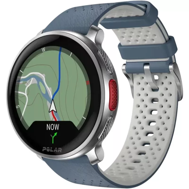 Polar Vantage V3 - Aliuminis - Sportinis laikrodis su apyranke - Silikoninė - Ekranas 3,5 cm (1,39) - 32GB - Bluetooth - 57 g - dangaus mėlyna (900108892)