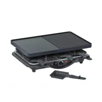 Raclette kepsninė Steba RC 28 8 asmenims 1400 W juoda chromuota