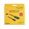 Laido adapteris vaizdui DeLOCK 85290 USB Type-C į HDMI 1 m Juoda
