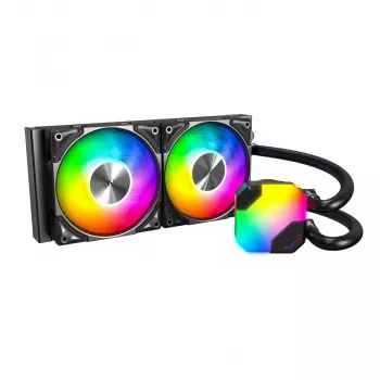 Vandens aušintuvas CPU Montech Hyper Flow ARGB 240 mm, juodas
