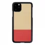 Apsauginis dėklas iPhone 11 Pro Max, man and wood, juodas, natūrali mediena ir polikarbonatas