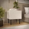 Nakties spintelė Cama LUCCA, cama meble, 47x40x52 cm, kashmiras, MDF/medžio drožlių plokštė, 2 vnt. rinkinys