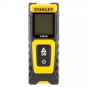 Lazerinis atstumo matuoklis STANLEY SLM100 – matavimo nuotolis 30 m, kompaktiškas rankinis prietaisas