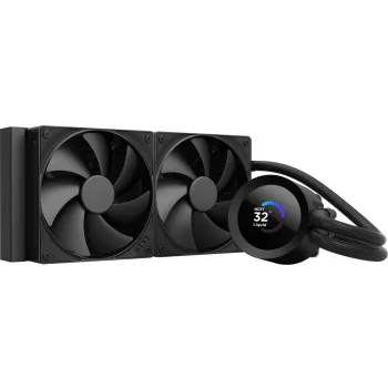 NZXT Kraken Plus 240 procesoriaus skysčio aušintuvas 12 cm juodas