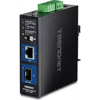 TRENDnet TI-F711SFP Pramoninis 10G SFP+ medijos keitiklis